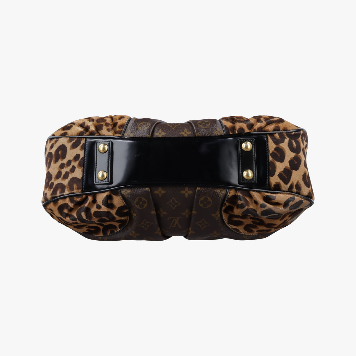 Leopard Polly Monogram Leopard Python leather×pony M95282 AR1006ヒョウ ポリー モノグラム レオパード パイソンレザー×ハラコ M95282 AR1006