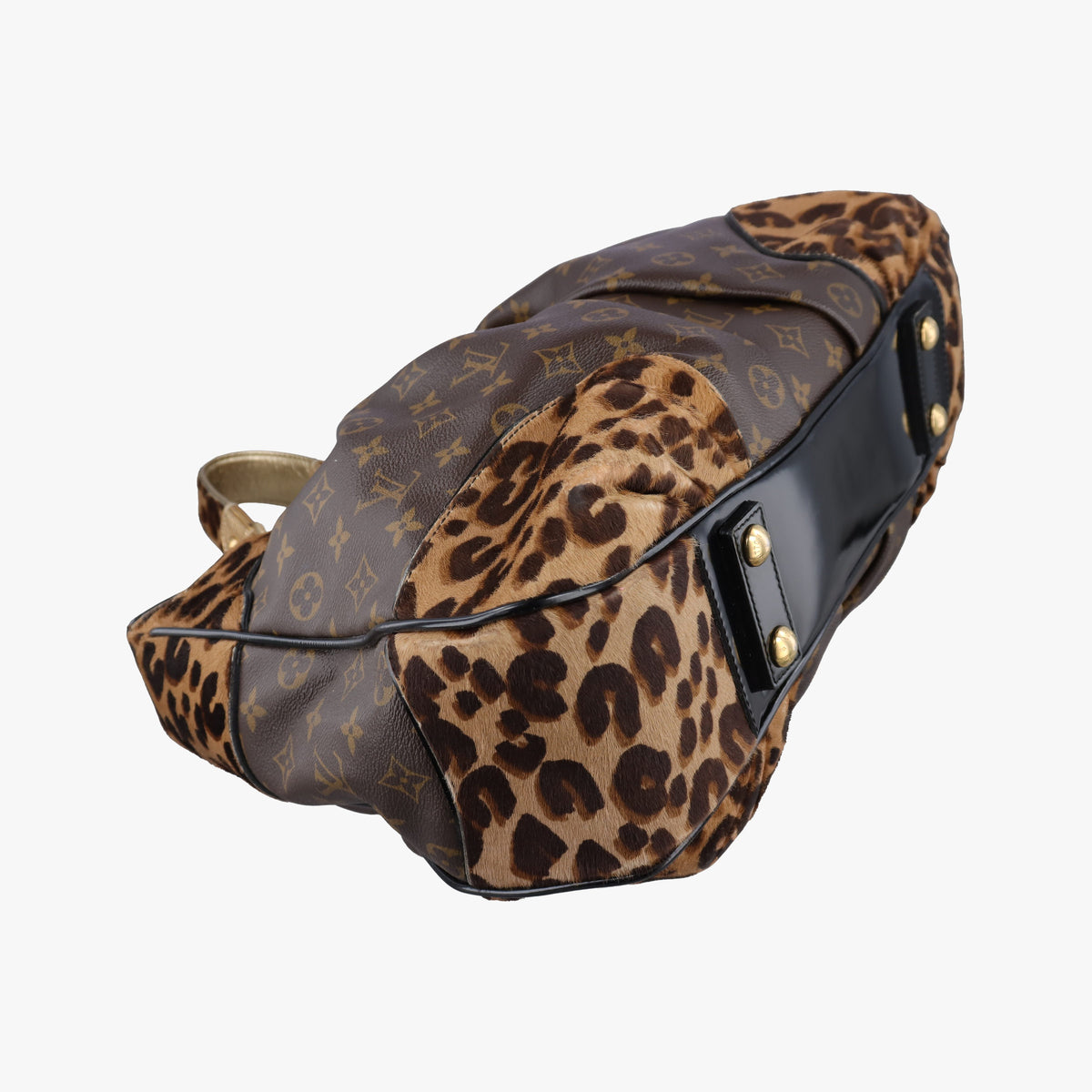 Leopard Polly Monogram Leopard Python leather×pony M95282 AR1006ヒョウ ポリー モノグラム レオパード パイソンレザー×ハラコ M95282 AR1006