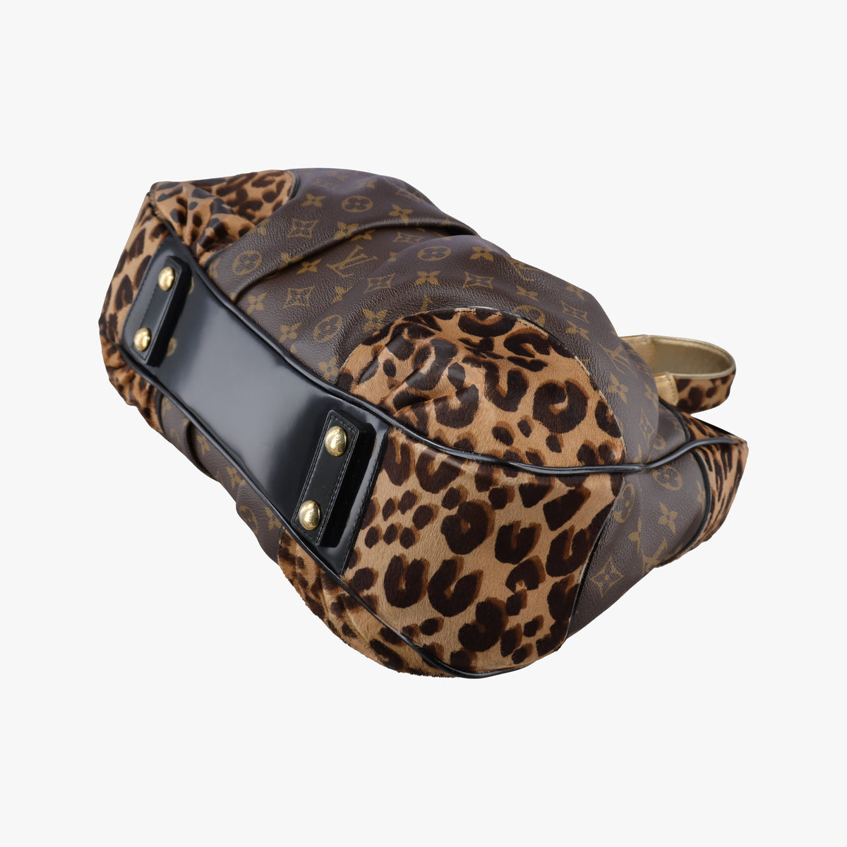 Leopard Polly Monogram Leopard Python leather×pony M95282 AR1006ヒョウ ポリー モノグラム レオパード パイソンレザー×ハラコ M95282 AR1006