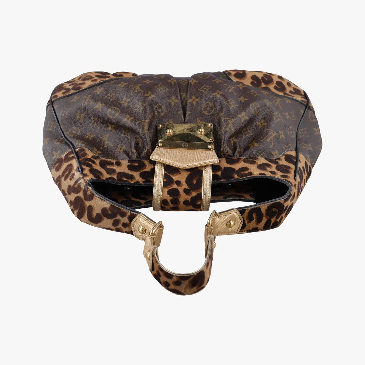 Leopard Polly Monogram Leopard Python leather×pony M95282 AR1006ヒョウ ポリー モノグラム レオパード パイソンレザー×ハラコ M95282 AR1006
