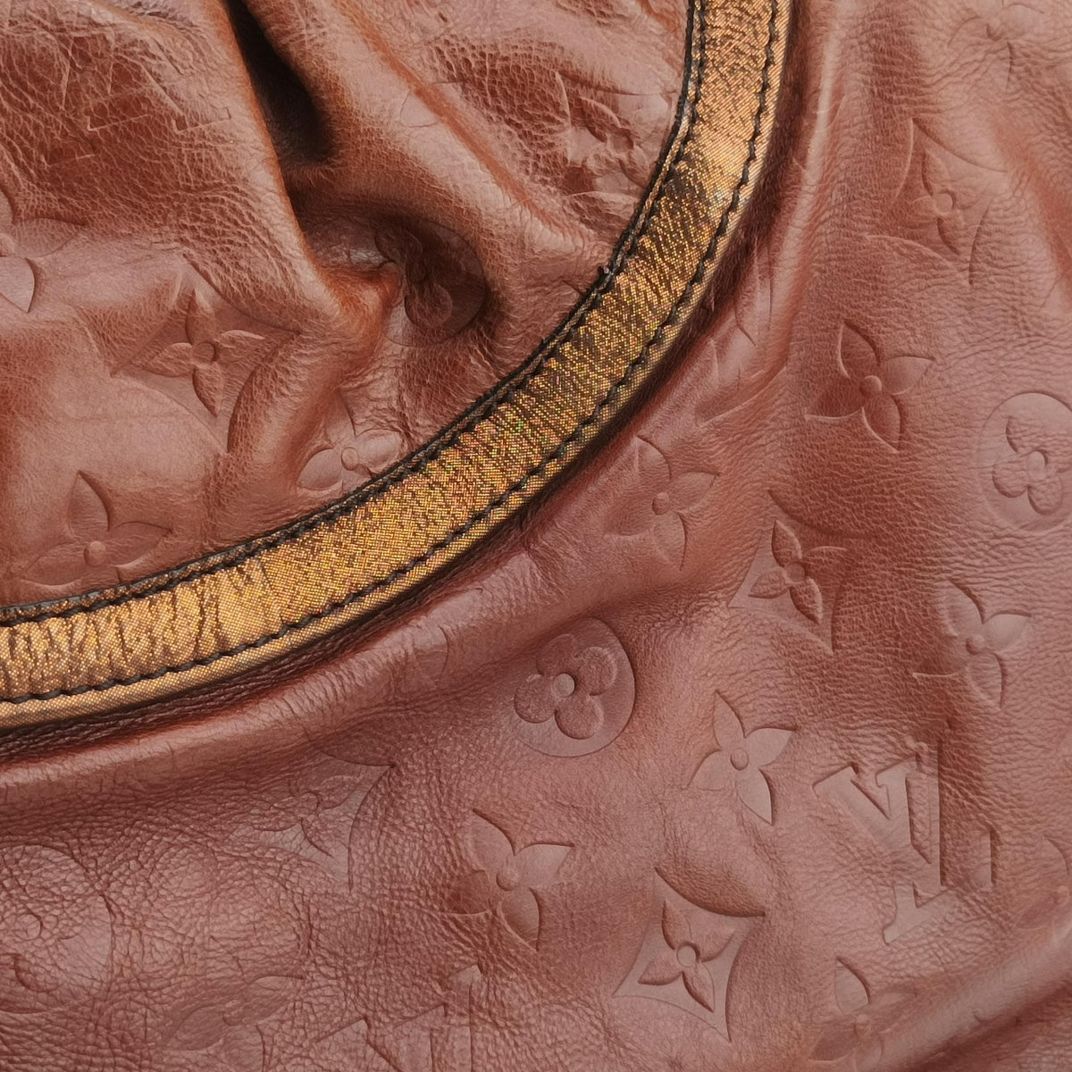 Secondhand Louis Vuitton Kalahari GM Brown Monogram Epice ×Python M97002 shoulderbag | stylenewstar