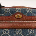 Secondhand Gucci OPHIDIA Blue×Black Denim×leather 517350 shoulderbag | stylenewstar