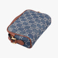 Secondhand Gucci OPHIDIA Blue×Black Denim×leather 517350 shoulderbag | stylenewstar