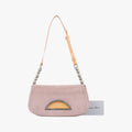 Secondhand Christian Dior Marispearl Pink Suede  shoulderbag | stylenewstar