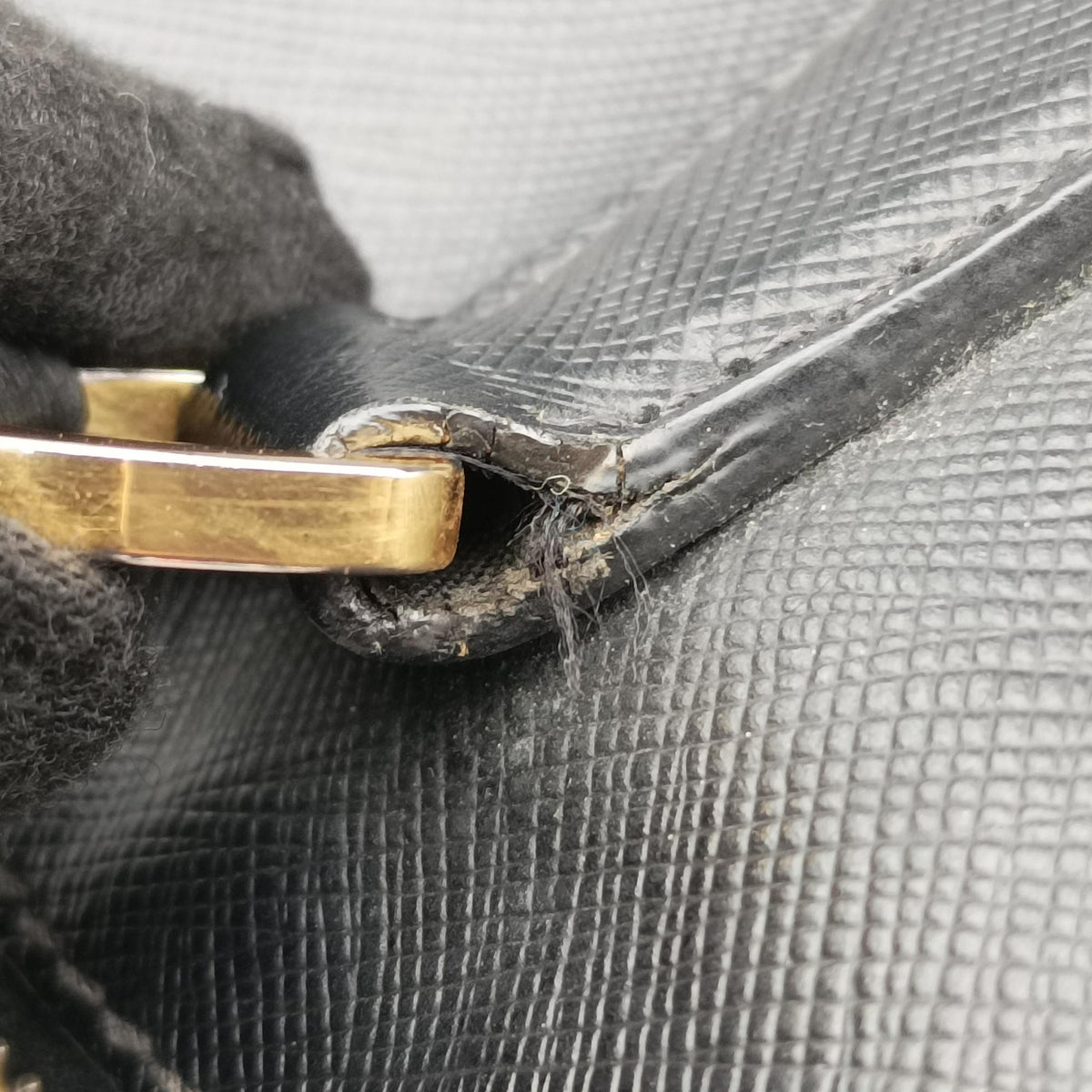 Galleria Black SAFFIANO Leather BN2274 14ガレリア ブラック サフィアーノレザー BN2274 14
