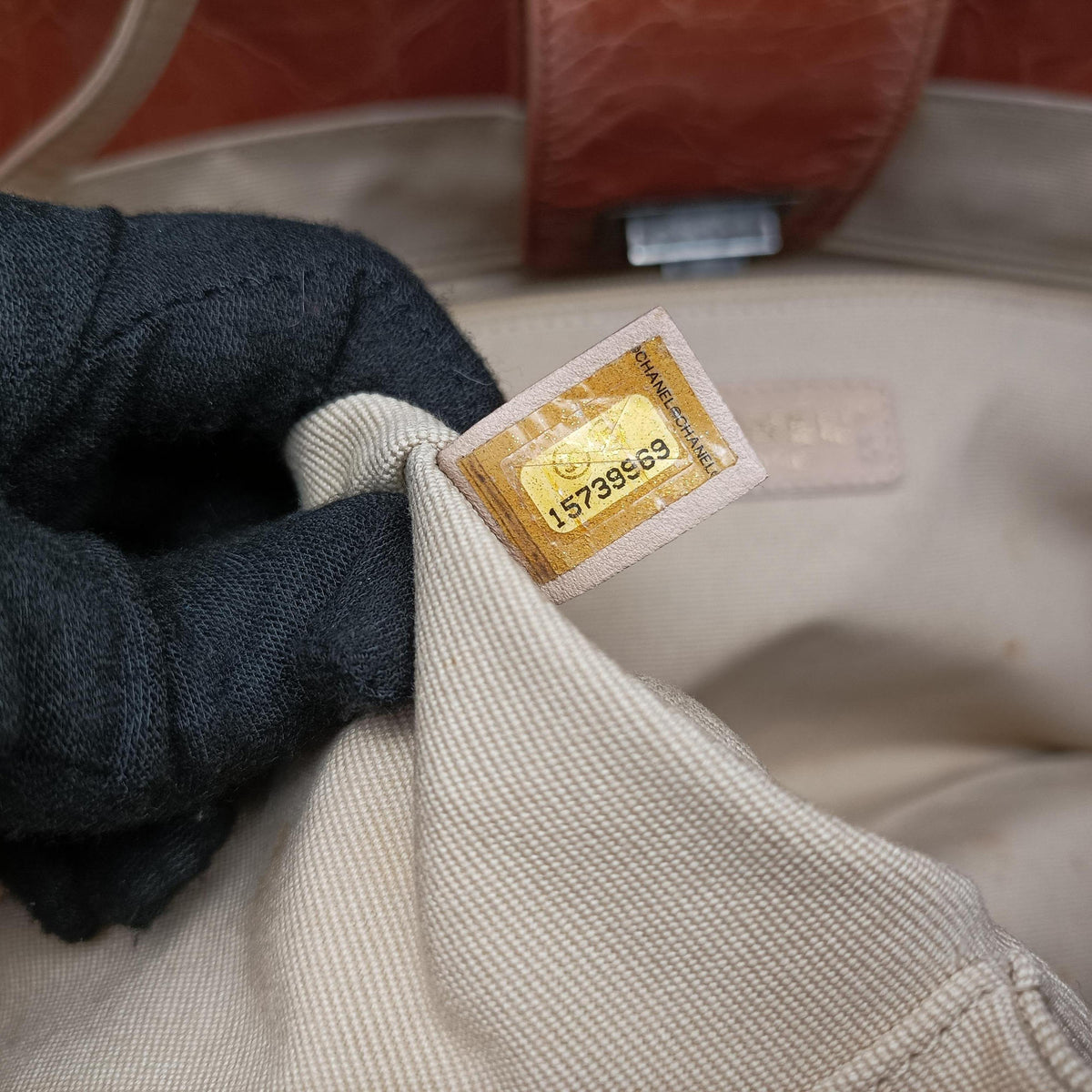 2.55 Matelasse Orange Leather A66818 157399692.55 マトラッセ オレンジ レザー A66818 15739969