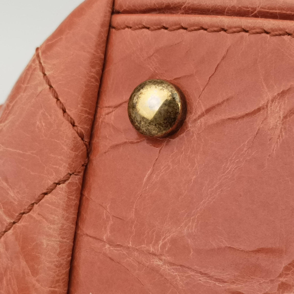 2.55 Matelasse Orange Leather A66818 157399692.55 マトラッセ オレンジ レザー A66818 15739969