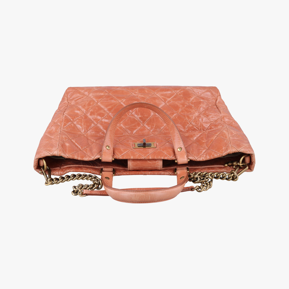 2.55 Matelasse Orange Leather A66818 157399692.55 マトラッセ オレンジ レザー A66818 15739969
