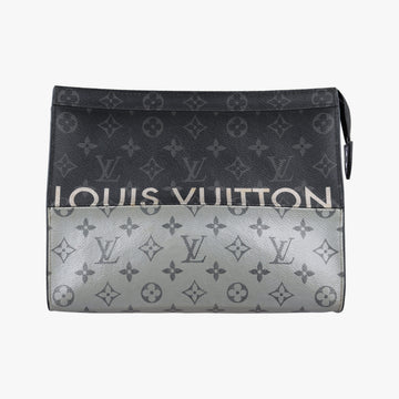 Pochette Voyage MM Black x Silver Monogram Split M63039 SP1128ポシェット ヴォワヤージュ MM ブラック x シルバー モノグラム スプリット M63039 SP1128