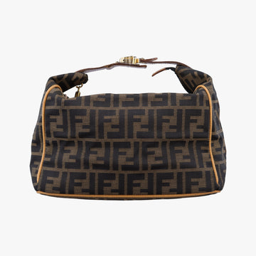 Pre-owned Fendi Zucca Print Brown canvas  handbag | stylenewstar