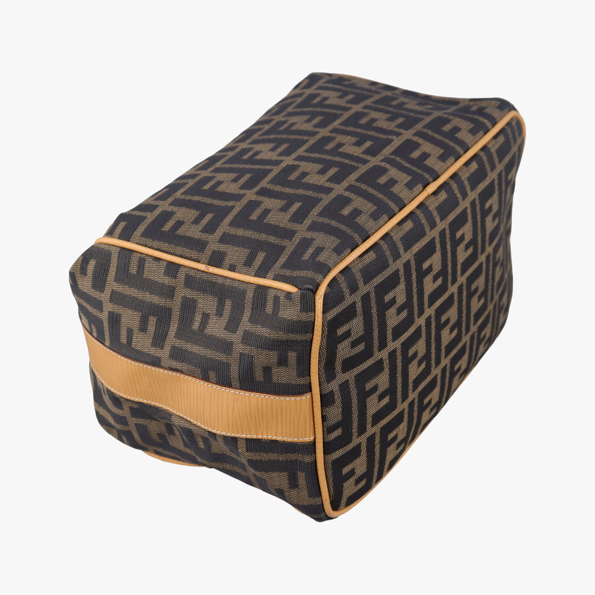 Pre-owned Fendi Zucca Print Brown canvas  handbag | stylenewstar