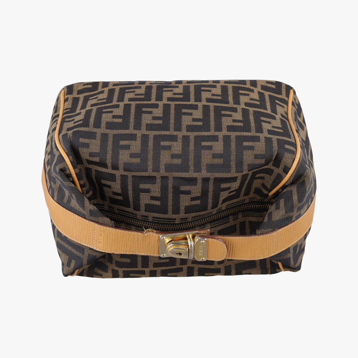 Pre-owned Fendi Zucca Print Brown canvas  handbag | stylenewstar