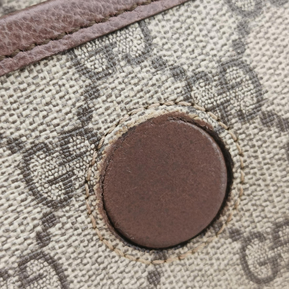 NEO VINTAGE GG Supreme beige×Brown PVC coated canvas×Leather 493930 H028447112ネオ ヴィンテージ GGスプリーム ベージュ×ブラウン PVCコーティングキャンバス×レザー 493930 H028447112