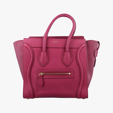 Luggage Micro shopper raspberry Leather F-AT-1137 F-CU-1157ラゲージマイクロショッパー ラズベリー レザー F-AT-1137 F-CU-1157