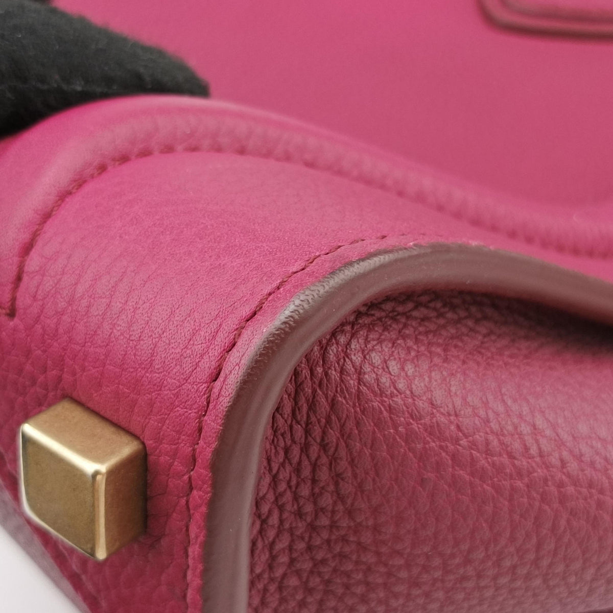 Luggage Micro shopper raspberry Leather F-AT-1137 F-CU-1157ラゲージマイクロショッパー ラズベリー レザー F-AT-1137 F-CU-1157