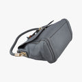 Pre-owned Gucci Bella Grey Leather 282301 shoulderbag | stylenewstar