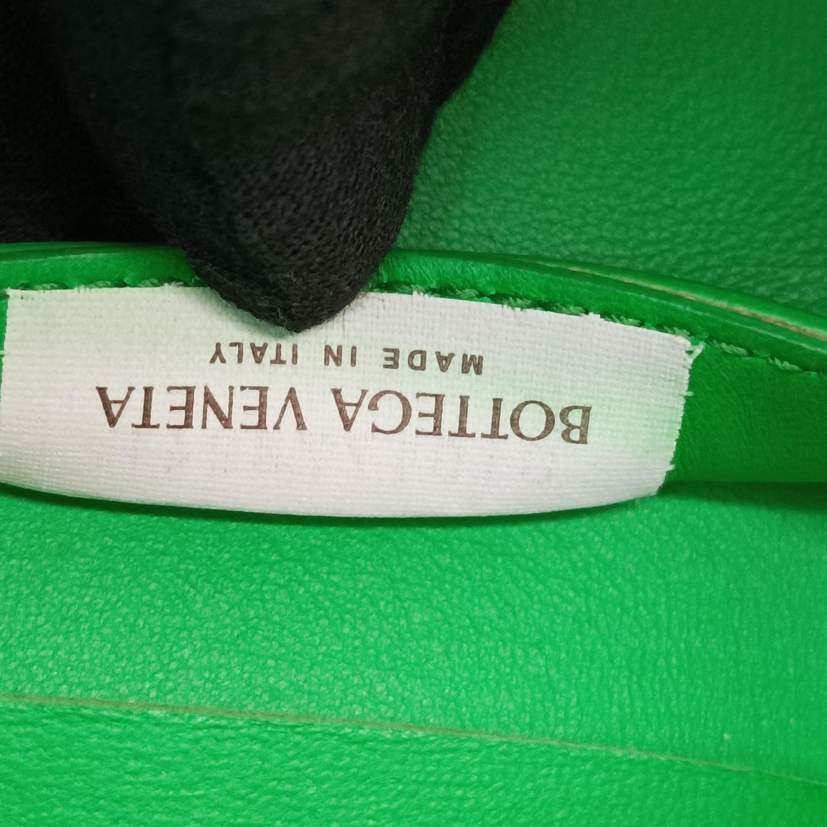 Pre-owned Bottega Veneta THE ARCO Tote Medium Green lambskin  handbag | stylenewstar
