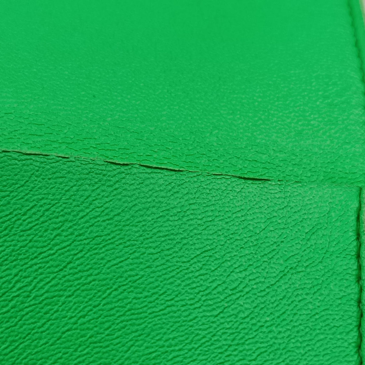 Pre-owned Bottega Veneta THE ARCO Tote Medium Green lambskin  handbag | stylenewstar