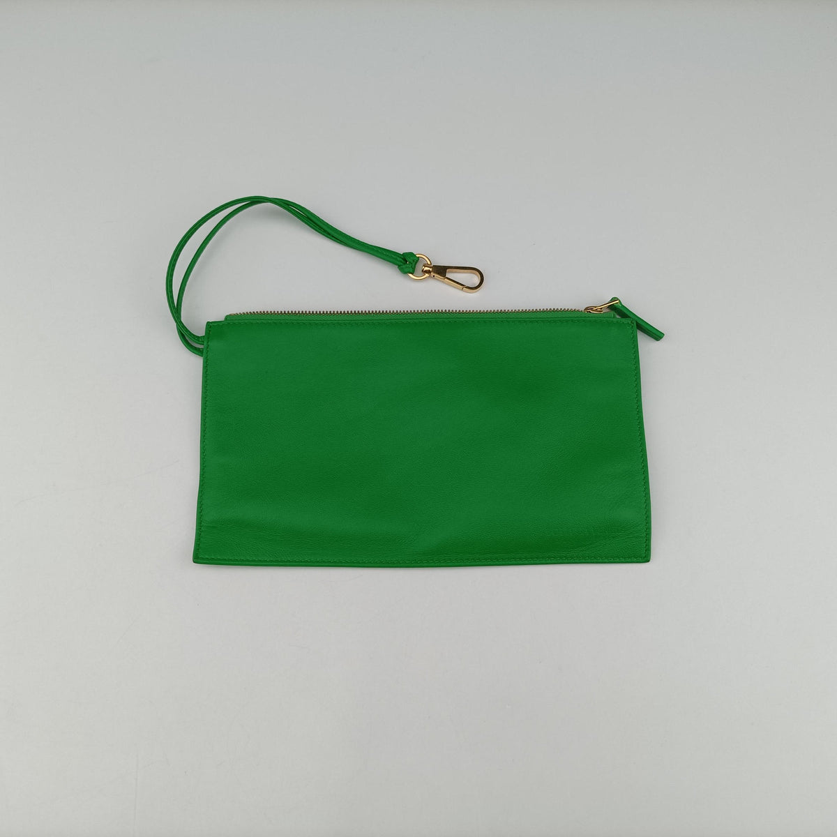 Pre-owned Bottega Veneta THE ARCO Tote Medium Green lambskin  handbag | stylenewstar