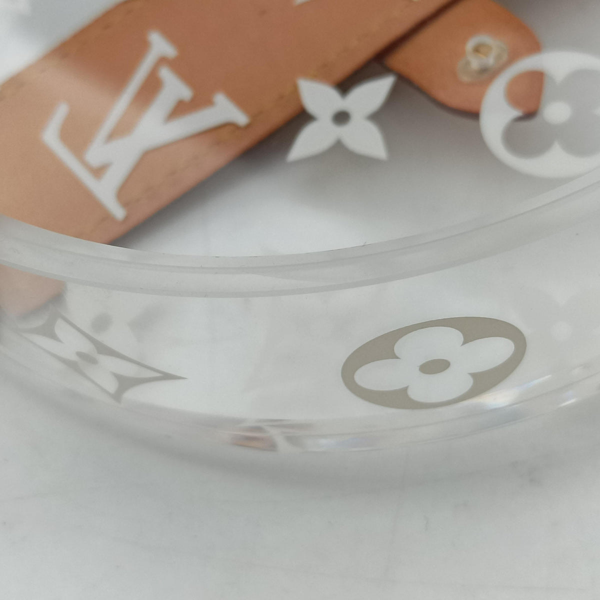 Pre-owned Louis Vuitton Box Scott Transparent Monogram Plexiglass  clutchbag | stylenewstar