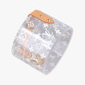 Pre-owned Louis Vuitton Box Scott Transparent Monogram Plexiglass  clutchbag | stylenewstar