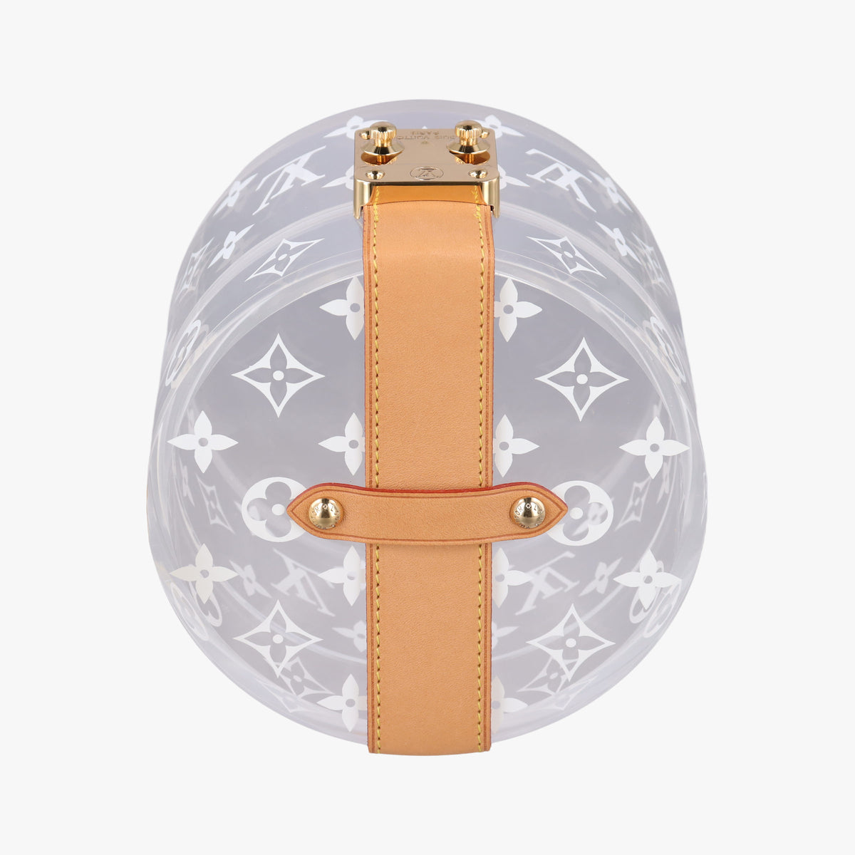 Pre-owned Louis Vuitton Box Scott Transparent Monogram Plexiglass  clutchbag | stylenewstar
