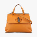 Bamboo Daily Orange Leather 370831 E018104255バンブーデイリー オレンジ レザー 370831 E018104255