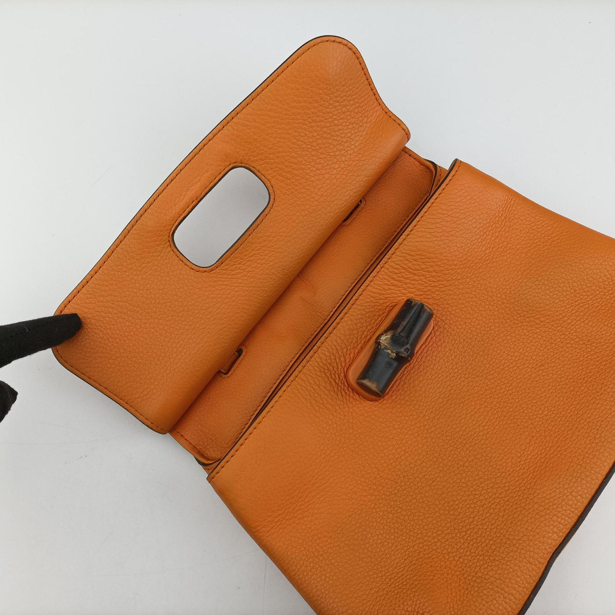 Bamboo Daily Orange Leather 370831 E018104255バンブーデイリー オレンジ レザー 370831 E018104255
