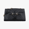 Emily Black Leather 295402 G018196180エミリー ブラック レザー 295402 G018196180