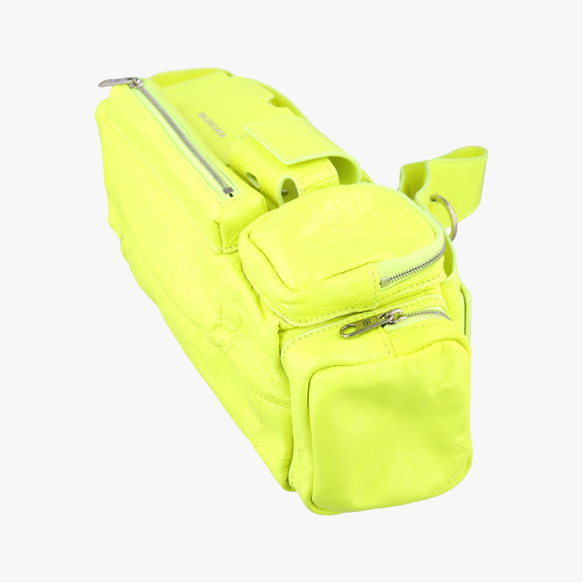 Superbusy XS Sling Bag GreenYellow leather 568008 762516.7206.O.568008スーパービジー XS スリング バッグ グリーンイエロー レザー 568008 762516.7206.O.568008