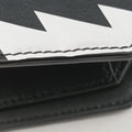 Pre-owned Givenchy Bow cut Star Black x White Leather  shoulderbag | stylenewstar