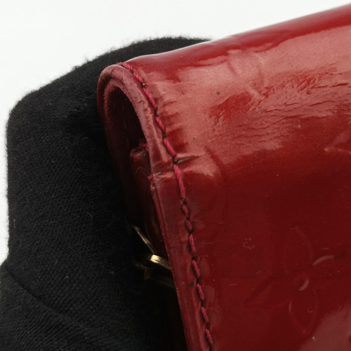 Pre-owned Louis Vuitton Clutch Ana pomme d'amour Vernis M90095 shoulderbag | stylenewstar