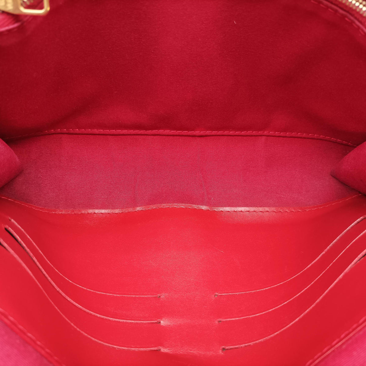 Pre-owned Louis Vuitton Clutch Ana pomme d'amour Vernis M90095 shoulderbag | stylenewstar