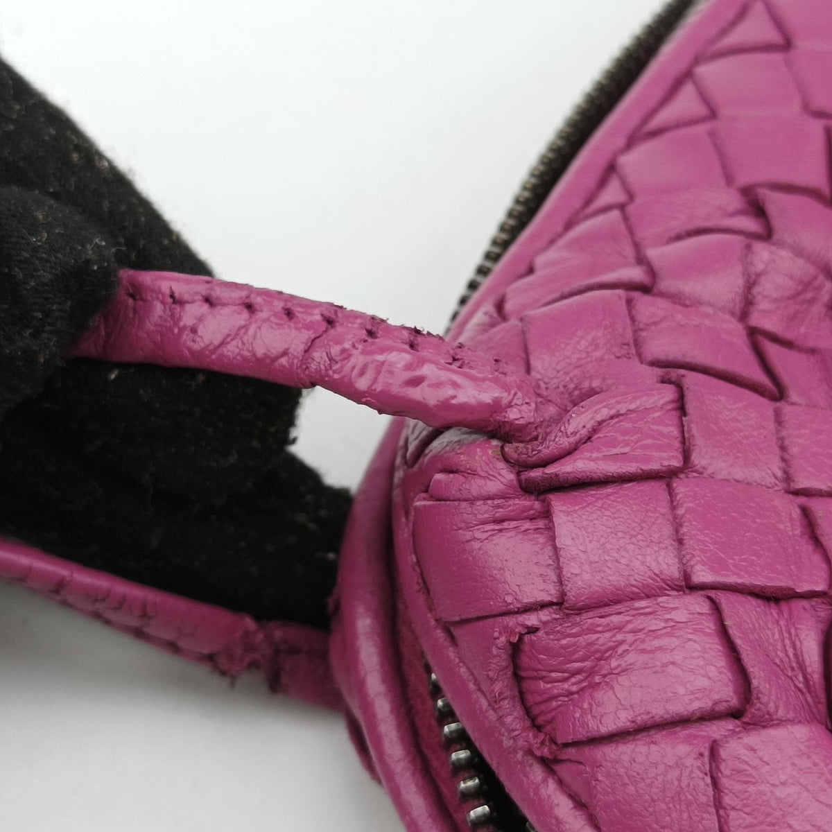 NODINI Intrecciato Purple lambskin B05645986Zノディーニ イントレチャート パープル ラムスキン B05645986Z