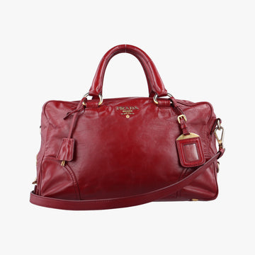 Boston Bag Red Leather BL0821 173ボストンバッグ レッド レザー BL0821 173