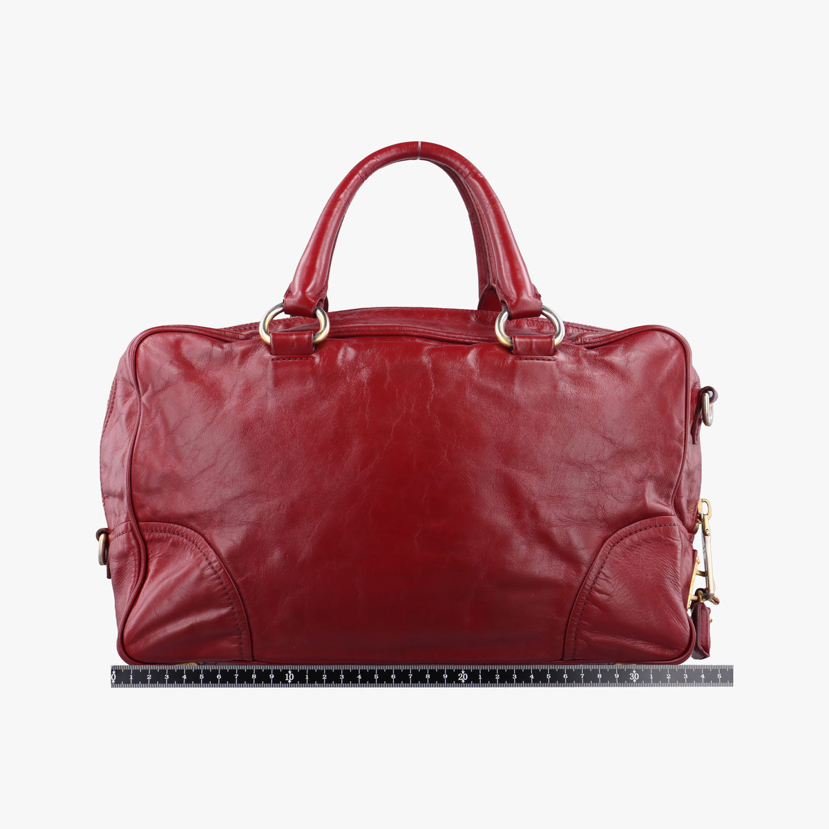 Boston Bag Red Leather BL0821 173ボストンバッグ レッド レザー BL0821 173