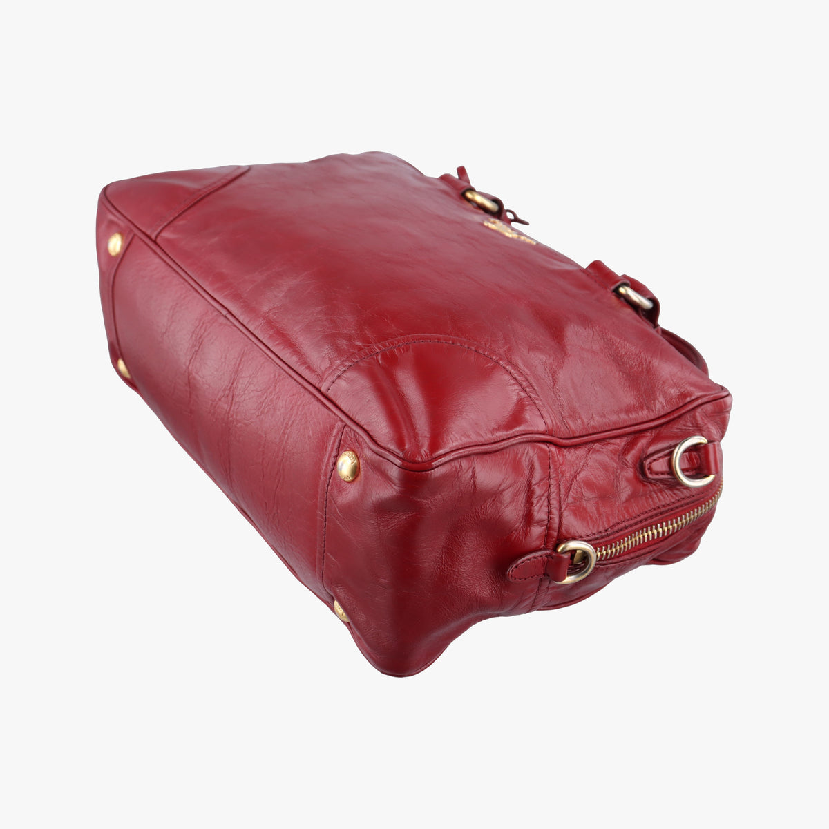Boston Bag Red Leather BL0821 173ボストンバッグ レッド レザー BL0821 173