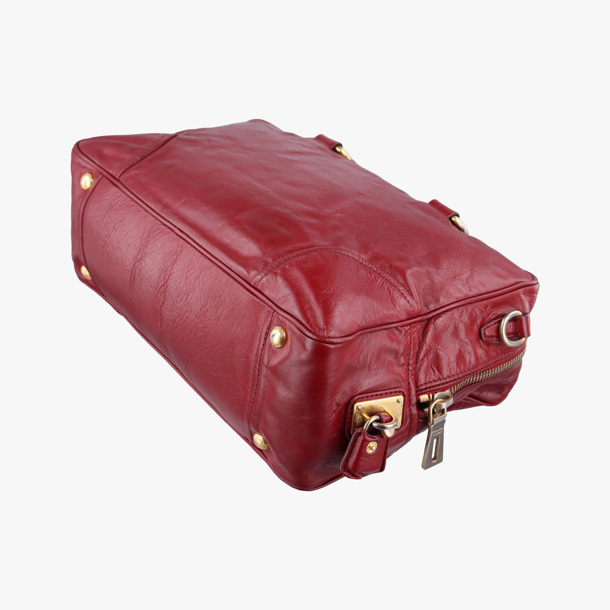 Boston Bag Red Leather BL0821 173ボストンバッグ レッド レザー BL0821 173