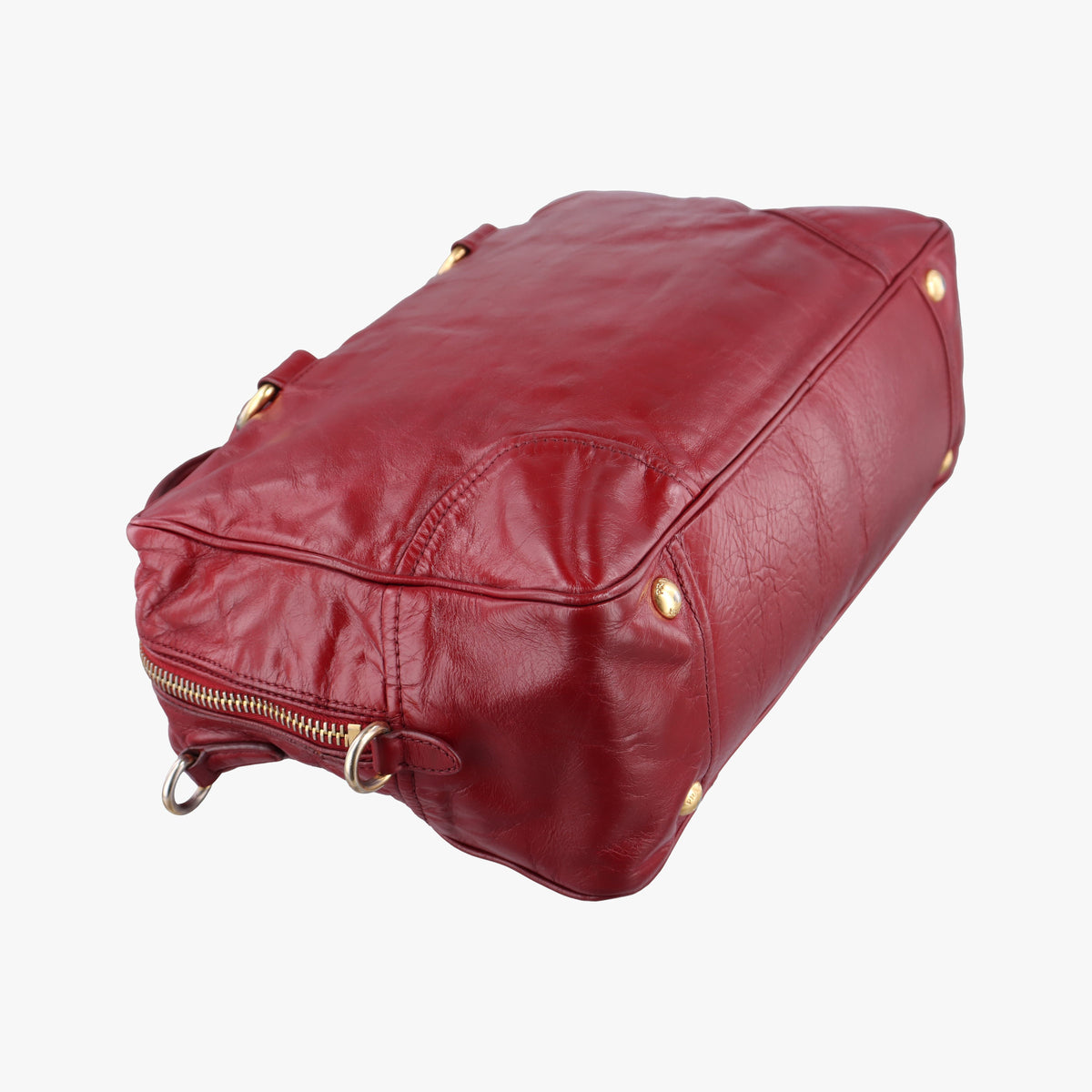 Boston Bag Red Leather BL0821 173ボストンバッグ レッド レザー BL0821 173