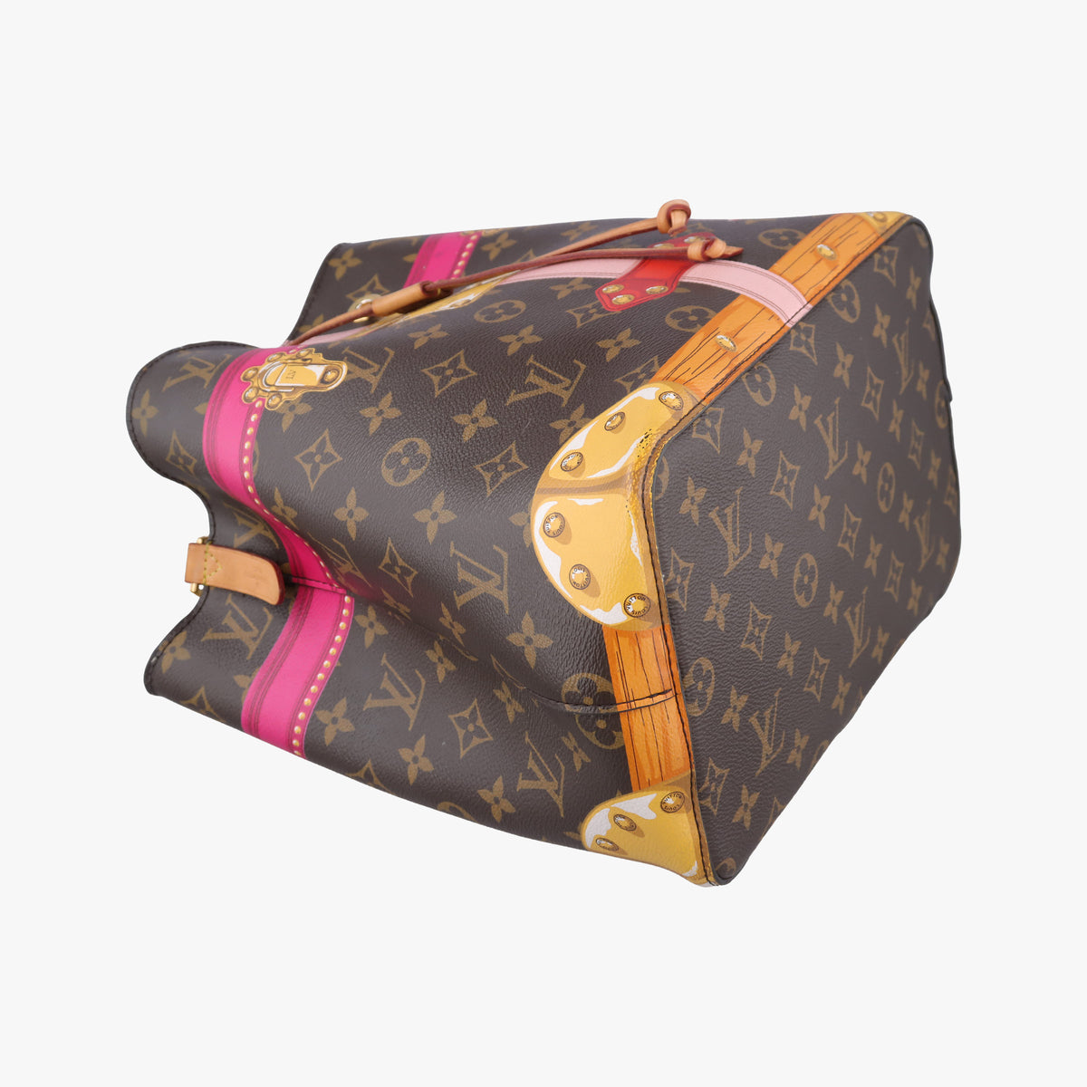 NeoNoe brown×Multicolor Monogram Summer Trunk Canvas M40649 SP0198 IC Chipネオノエ モノグラム/ブラウン×マルチカラー モノグラム サマートランクキャンバス M40649 SP0198 ICチップ