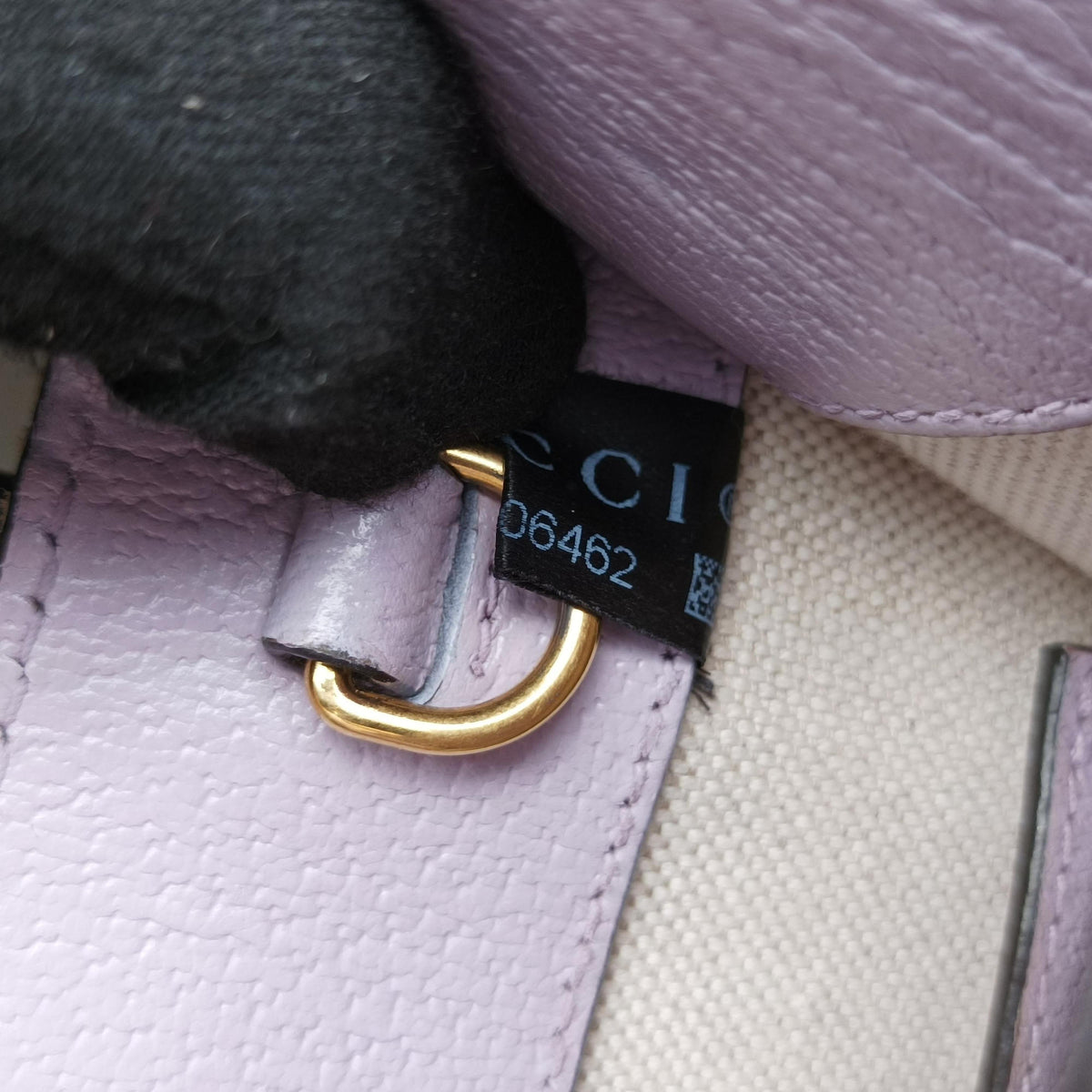 Pre-owned Gucci Jumbo GG Beige×purple canvas×leather 671623 shoulderbag | stylenewstar