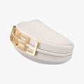 Secondhand Fendi Nano Fendigraphy White Leather 7AS089 clutchbag | stylenewstar