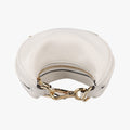 Secondhand Fendi Nano Fendigraphy White Leather 7AS089 clutchbag | stylenewstar
