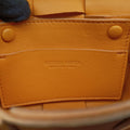 Pre-owned Bottega Veneta candy cassette Orange lambskin  shoulderbag | stylenewstar