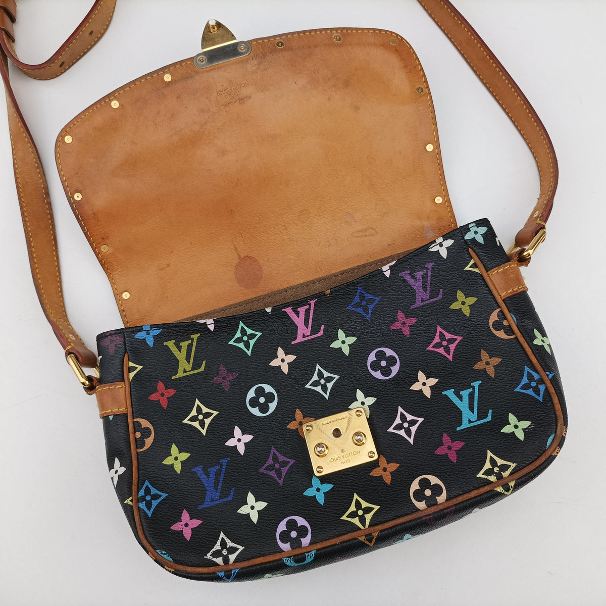 Sologne Noir Monogram Multicolor M92639 Lot number unknownソローニュ ノワール モノグラム マルチカラー M92639 製番不明