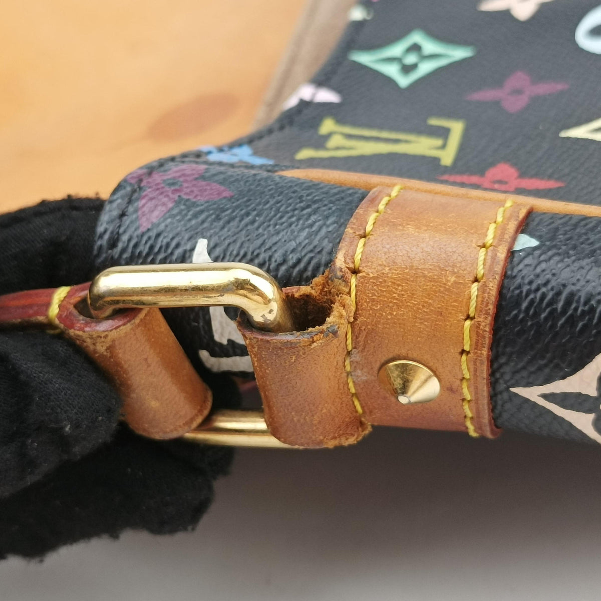 Sologne Noir Monogram Multicolor M92639 Lot number unknownソローニュ ノワール モノグラム マルチカラー M92639 製番不明