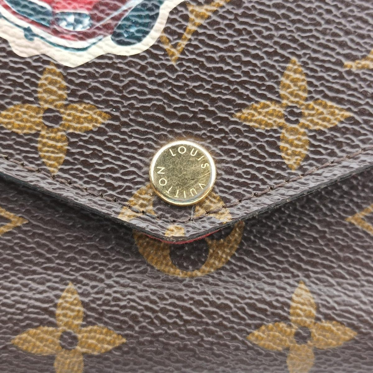 Pre-owned Louis Vuitton Felicie Pochette Brown×Multicolor Monogram Canvas M62145 shoulderbag | stylenewstar