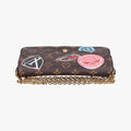 Pre-owned Louis Vuitton Felicie Pochette Brown×Multicolor Monogram Canvas M62145 shoulderbag | stylenewstar