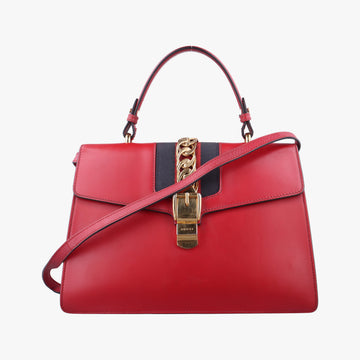 Sylvie Red Leather 431665 D023100035シルヴィ レッド レザー 431665 D023100035