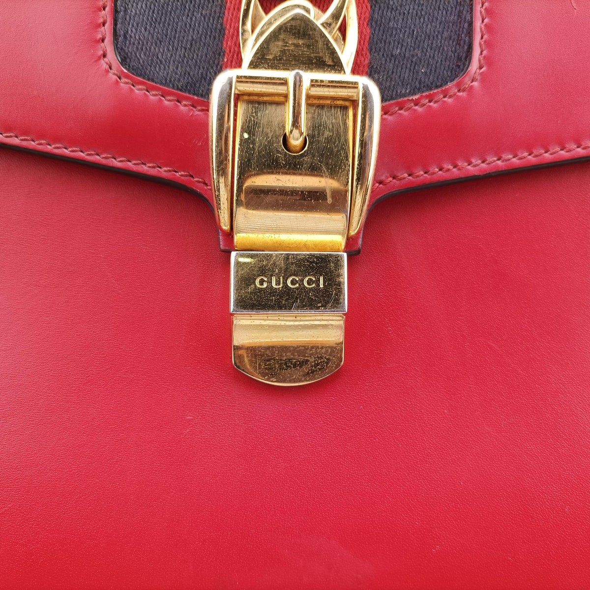 Sylvie Red Leather 431665 D023100035シルヴィ レッド レザー 431665 D023100035